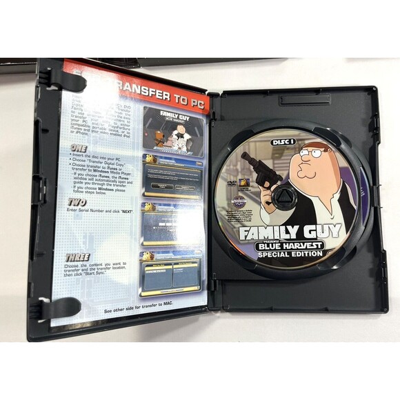 Family Guy Blue Harvest Special Edition DVD Set No Shirt Tested - Picture 12 of 16